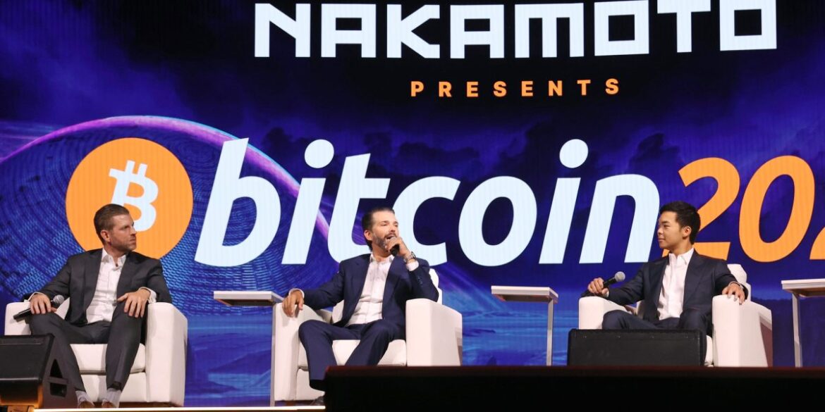 Trump family’s Bitcoin-mining company raises $220 million as crypto’s role in business empire grows
