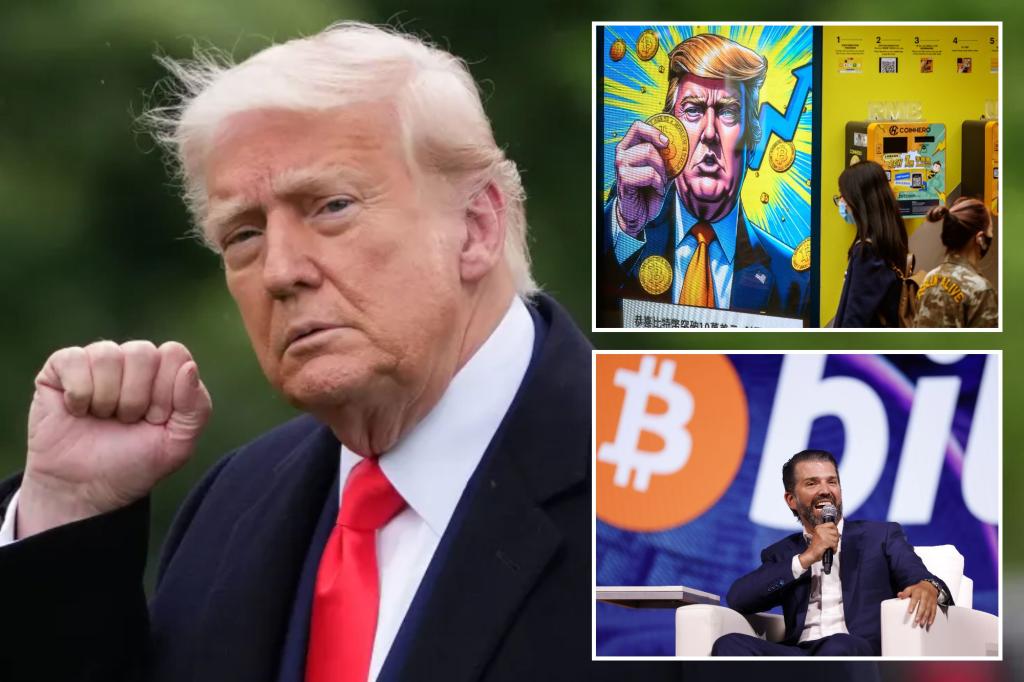Trump adds at least $620M to net worth thanks to crypto: report